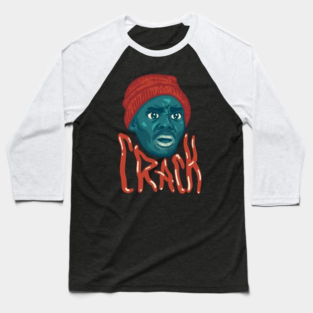 Tyrone Biggums Crackhead Baseball T-Shirt by anycolordesigns